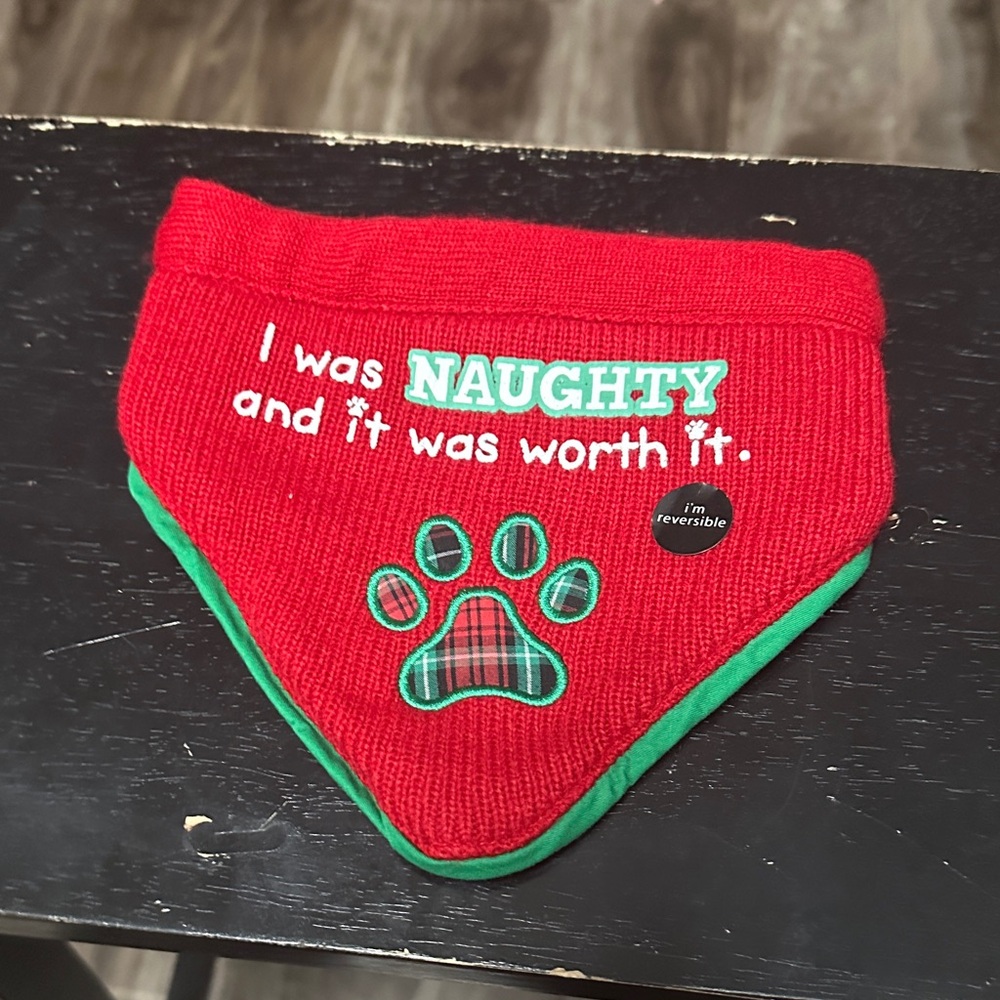Reversible Red Dog Bandana